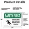 Signmission 18 in Height, 24 in Width, Vinyl Decal, Rectangle OS-2PACK-SF-D-1824-L-10796 - alternate 2